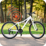 a bicycle with paj gps tracker