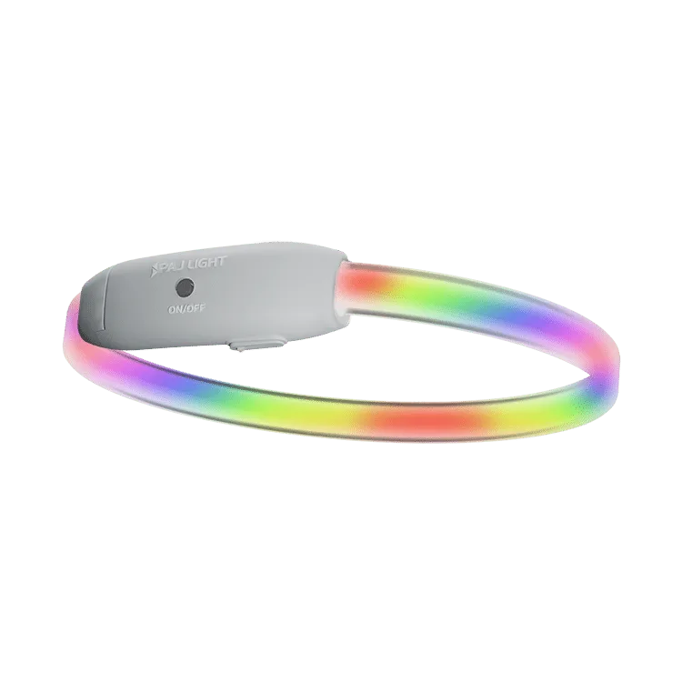 PAJ LIGHT white LED collar for dogs