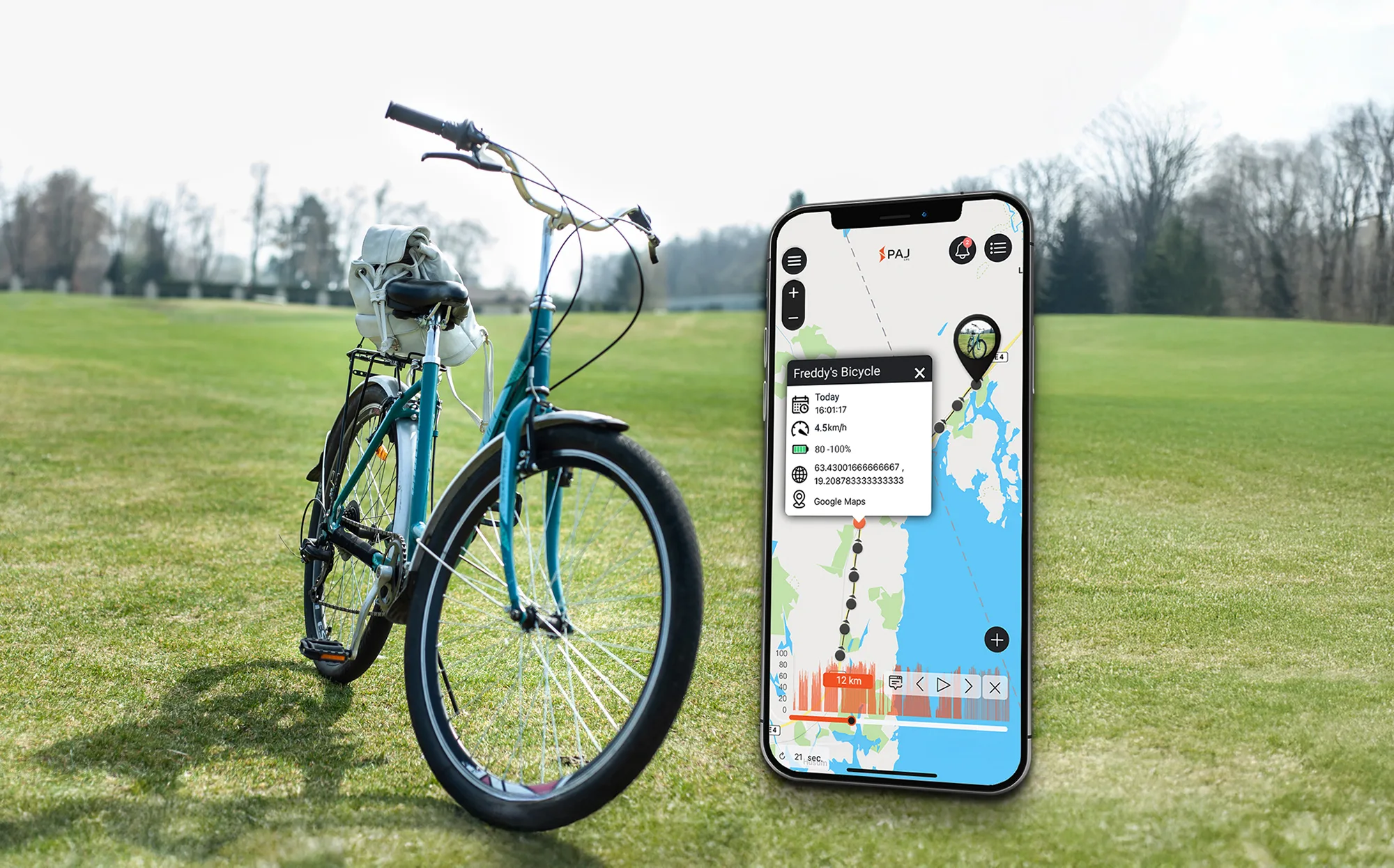 PAJ Bicycle tracker